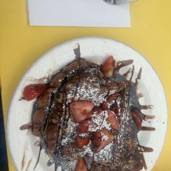 Casa Playa - French Toast with chocolate and strawberries - Mexican Near Me - Redondo Beach, California