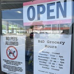 B&D Grocery - Hours and policy's