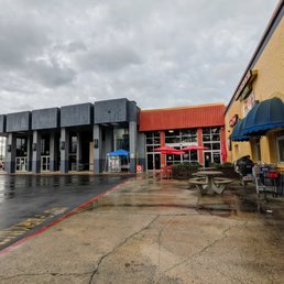 Outside. Arepa Grill is located at busy Plaza Fiesta on Buford Highway. Find them on the northwest corner of the building. Outside. Arepa Grill is located at busy Plaza Fiesta on Buford Highway. Find them on the northwest corner of the building.