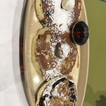 Snooze, an A.M. Eatery - Pancake flight. - Breakfast & Brunch Near Me - Katy, Texas