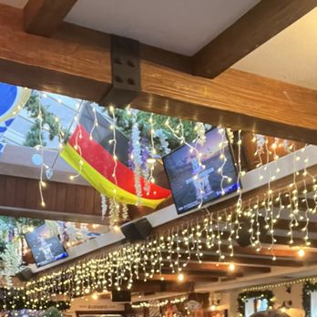 Bierhaus NYC - Icicle lighting! Perfect for the holidays! - German Near Me - New York, New York