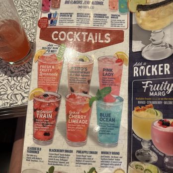 Bubba's 33 - Page one of mix drinks - Burgers Near Me - Ft. Wayne, Indiana