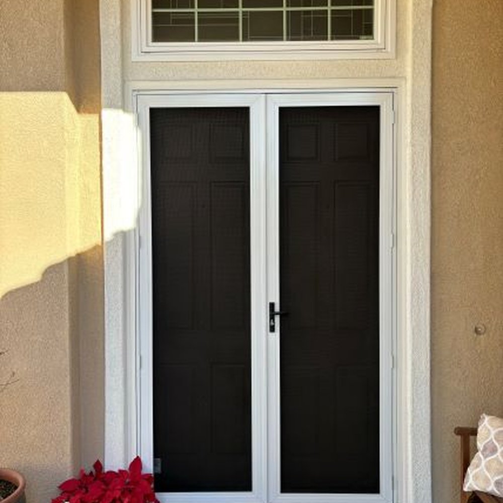 Progressive Security Screens - The double screen doors at the main entrance. - Security Systems Near Me - Escondido, California Progressive Security Screens - The double screen doors at the main entrance. - Security Systems Near Me - Escondido, California