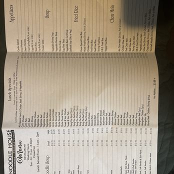 Noodle House - Menu - Vietnamese Near Me - Salinas, California