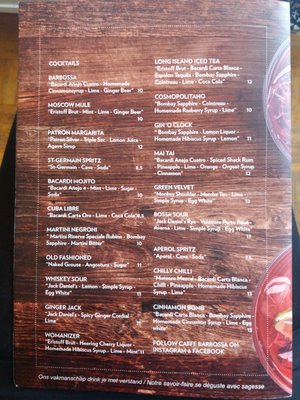 Menu photo 3 Caffè Barbossa Antwerp, VAN