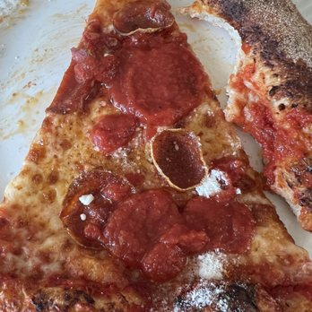 Slice Street Pizza - skimpy toppings must be trying to save a buck. Disappointing. - Fast Food Near Me - Dripping Springs, Texas Slice Street Pizza - skimpy toppings must be trying to save a buck. Disappointing. - Fast Food Near Me - Dripping Springs, Texas