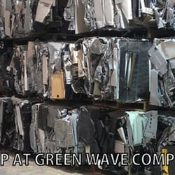 Green Wave Computer Recycling - Metal Scrap from old electronics that were recycled at our location.