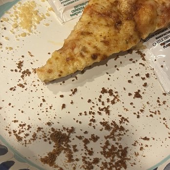 Big T's Pizza - They gave us packets of old stale Parmesan cheese! The kids sprinkled it on most of the pizza, ruining it and it had to be thrown away! - Pizza Near Me - Rialto, California