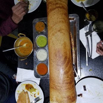 Rishi's Indian Aroma - The Paper Dosa! - Indian Near Me - Glasgow, GLG