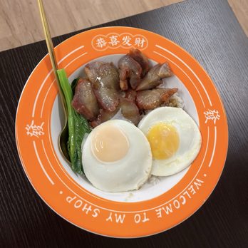 Wow Cafe - Roast pork eggs rice - Hong Kong Style Cafe Near Me - Edison, New Jersey