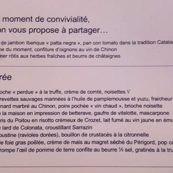 La Maison des Halles - Carte - French Near Me - Tours, 37 La Maison des Halles - Carte - French Near Me - Tours, 37