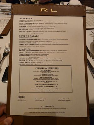 Menu photo 1 RL Restaurant Chicago, IL