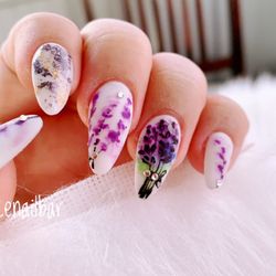 My Essence Nail Bar - Lavender color powder set