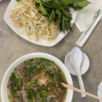 Pho Vietnam - #24. Pho with Rare Steak, Brisket and Beef Ball - Vietnamese Near Me - Honolulu, Hawaii Pho Vietnam - #24. Pho with Rare Steak, Brisket and Beef Ball - Vietnamese Near Me - Honolulu, Hawaii