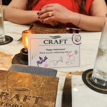Craft Tampa - They signed for our anniversary. - American Near Me - Tampa Bay, Florida Craft Tampa - They signed for our anniversary. - American Near Me - Tampa Bay, Florida
