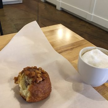 Ali'i Coffee - Honolulu - My tasty half-consumed sticky bun and cappucino. - Coffee & Tea Near Me - Honolulu, Hawaii Ali'i Coffee - Honolulu - My tasty half-consumed sticky bun and cappucino. - Coffee & Tea Near Me - Honolulu, Hawaii