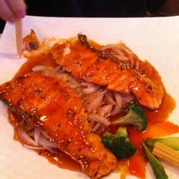 Salmon teriyaki