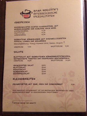 Menu photo 2 Schachlwirt Salzburg, 5 Menu photo 2 Schachlwirt Salzburg, 5