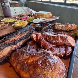 Rejino Barbeque - Bbq chicken sliced brisket craft sausage