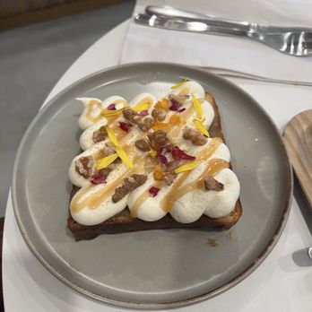 Scorpio Coffee - Pear Ricotta Toast - Coffee & Tea Near Me - Sacramento, California