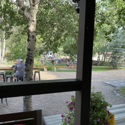 Lost Cabin Beer - Lots of outdoor seating.