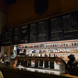 The International Beer Bar - The bar and menu
