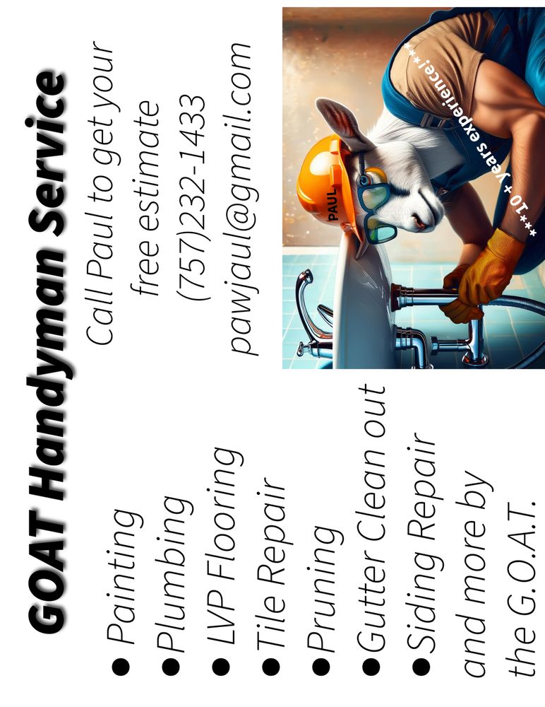 Slide of GOAT Handyman Service