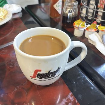 Eggsellent Cafe - Coffee mug pretty big - Breakfast & Brunch Near Me - Dallas, Texas Eggsellent Cafe - Coffee mug pretty big - Breakfast & Brunch Near Me - Dallas, Texas