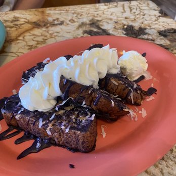 Kountry Kitchen - Ube French Toast - 3 pcs. - American Near Me - Kapaa, Hawaii