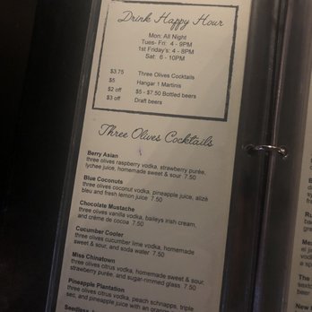 Bar 35 - Drink happy hour menu (March 2020) - Bars Near Me - Honolulu, Hawaii