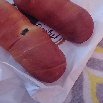 Westco Donuts - two hot dogs wrapped in bacon - Donuts Near Me - Richmond, Texas Westco Donuts - two hot dogs wrapped in bacon - Donuts Near Me - Richmond, Texas