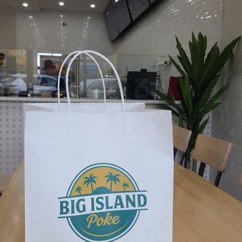 Big Island Poke - Nice takeaway bag - Hawaiian Near Me - Minneapolis, Minnesota