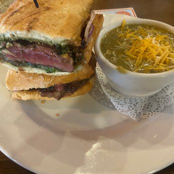 The Abbey Tavern - Grilled steak sandwich - Irish Near Me - Denver, Colorado