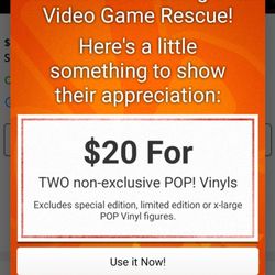 Video Game Rescue - Check-in offer