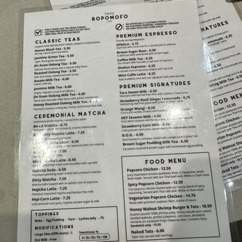 Bopomofo Cafe - Menu - Cafes Near Me - Irvine, California Bopomofo Cafe - Menu - Cafes Near Me - Irvine, California