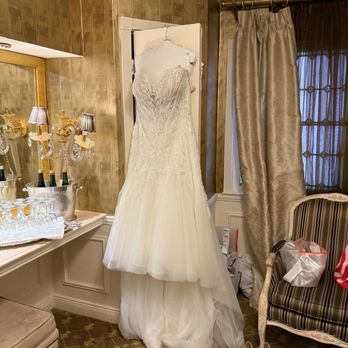 Westbury Manor - Bridal suite, they were kind enough to set up my dress for me so when I get there, I didn't have to do anything - Italian Near Me - Westbury, New York