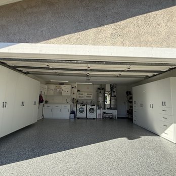CA Resurfacing - Final completed work with new floors and cabinets.  We can live out here! - Flooring Near Me - Orange, California