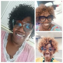 Aaron Dental & Orthodontics - Before (right) and After (left). Dr. Liz did that.