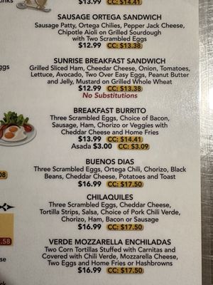 Menu photo 2 Sunrise Cafe Paso Robles, CA Menu photo 2 Sunrise Cafe Paso Robles, CA