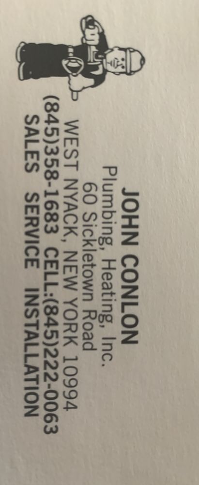 Slide of John Conlon Plumbing & Heating