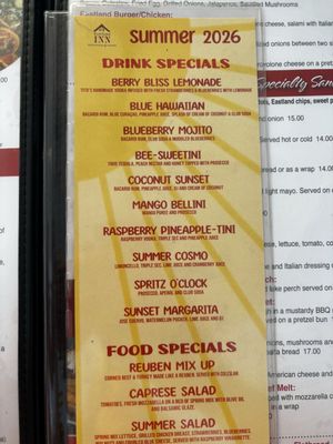 Menu photo 1 Eastland Inn Berea, OH