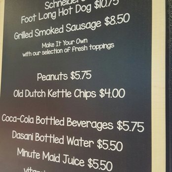 Rogers Centre - Garrison Creek menu. I recommend the foot long hot dog. - Stadiums & Arenas Near Me - Toronto, Ontario Rogers Centre - Garrison Creek menu. I recommend the foot long hot dog. - Stadiums & Arenas Near Me - Toronto, Ontario