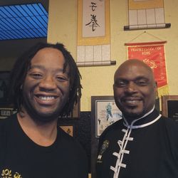 Shan Tung Kung Fu - Myself and Sifu Edwards. !
