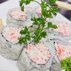 Wako Japanese cuisine - They stylized my snow crab roll. So good!