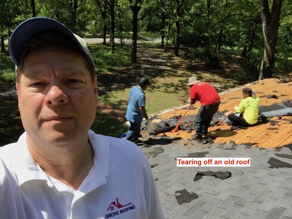 Slide of Grove Roofing