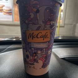 Most McDonald's still have the basic coffee cup, this McDonald's has the 2025 holiday cup.