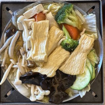 Boiling Point - #7 Mushroom Veggie Hot Soup - Taiwanese Near Me - Hacienda Heights, California