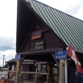 Pink Mountain Campsite - The liquor store - RV Parks Near Me - Pink Mountain, British Columbia