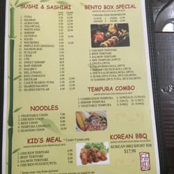 Sato Sushi - Menu page 2
