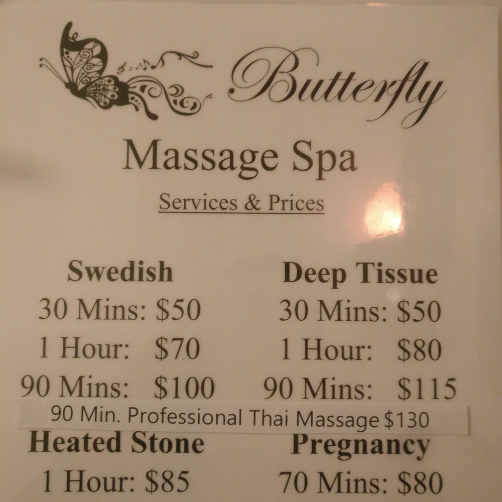 Butterfly Massage Spa - Added services. - Massage Near Me - Redmond, Washington